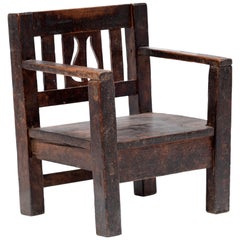 Early 20th Century Guatemalan Child's Chair