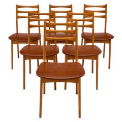 French Cherrywood Midcentury Chairs