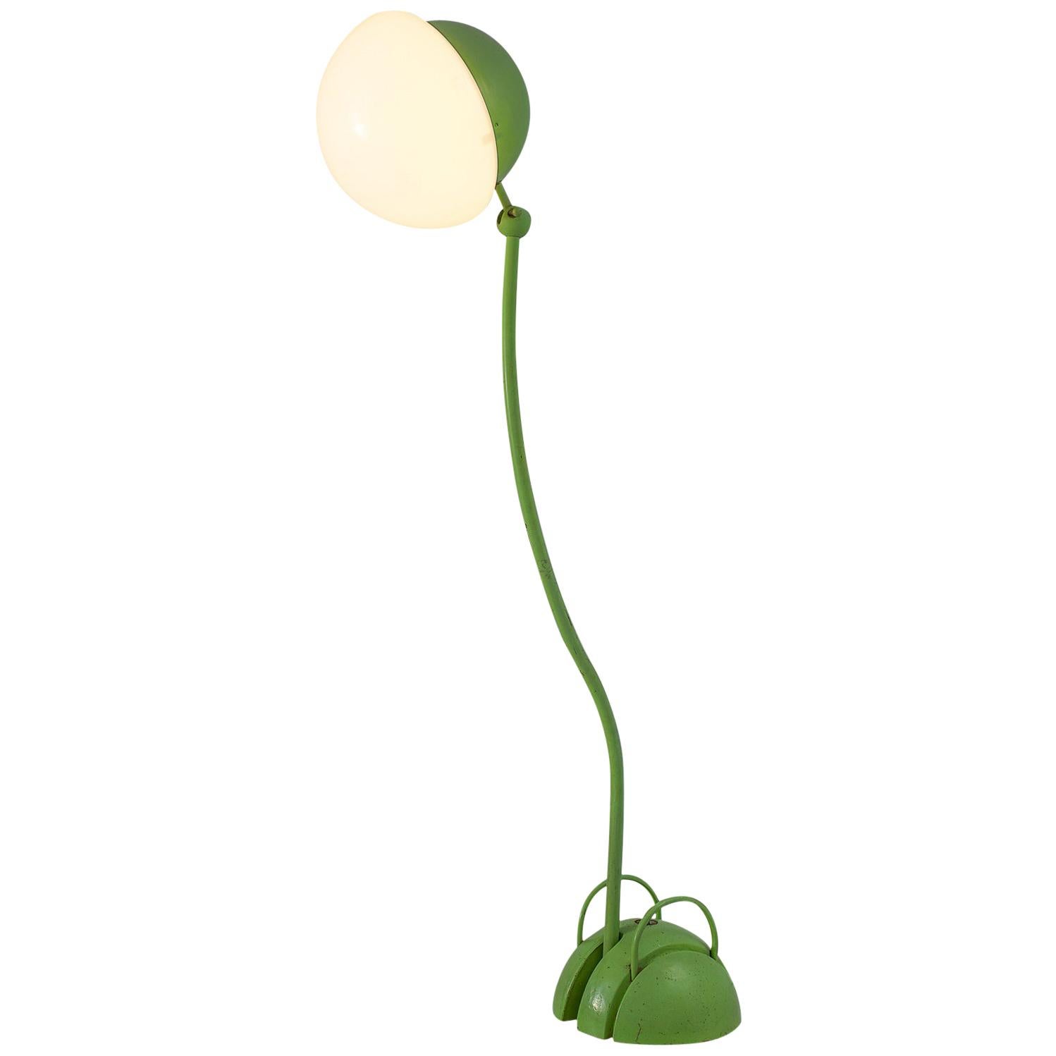 Gae Aulenti 'Locus Solus' Large Green Floor Lamp