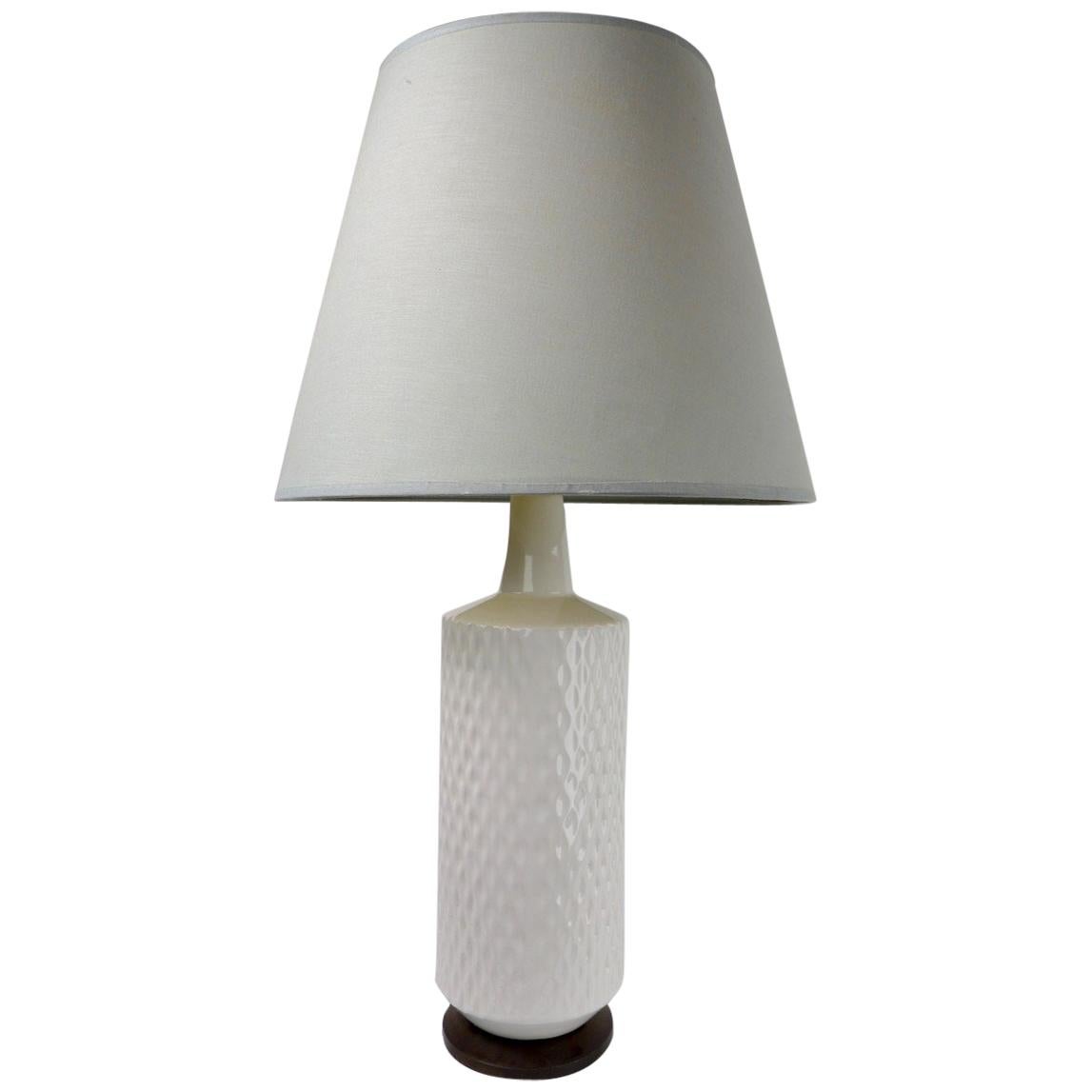 Modernist Blanc de Chine Table Lamp