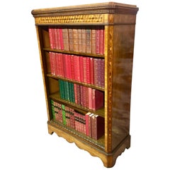 Open Bookcase with Marquetry, circa 1880