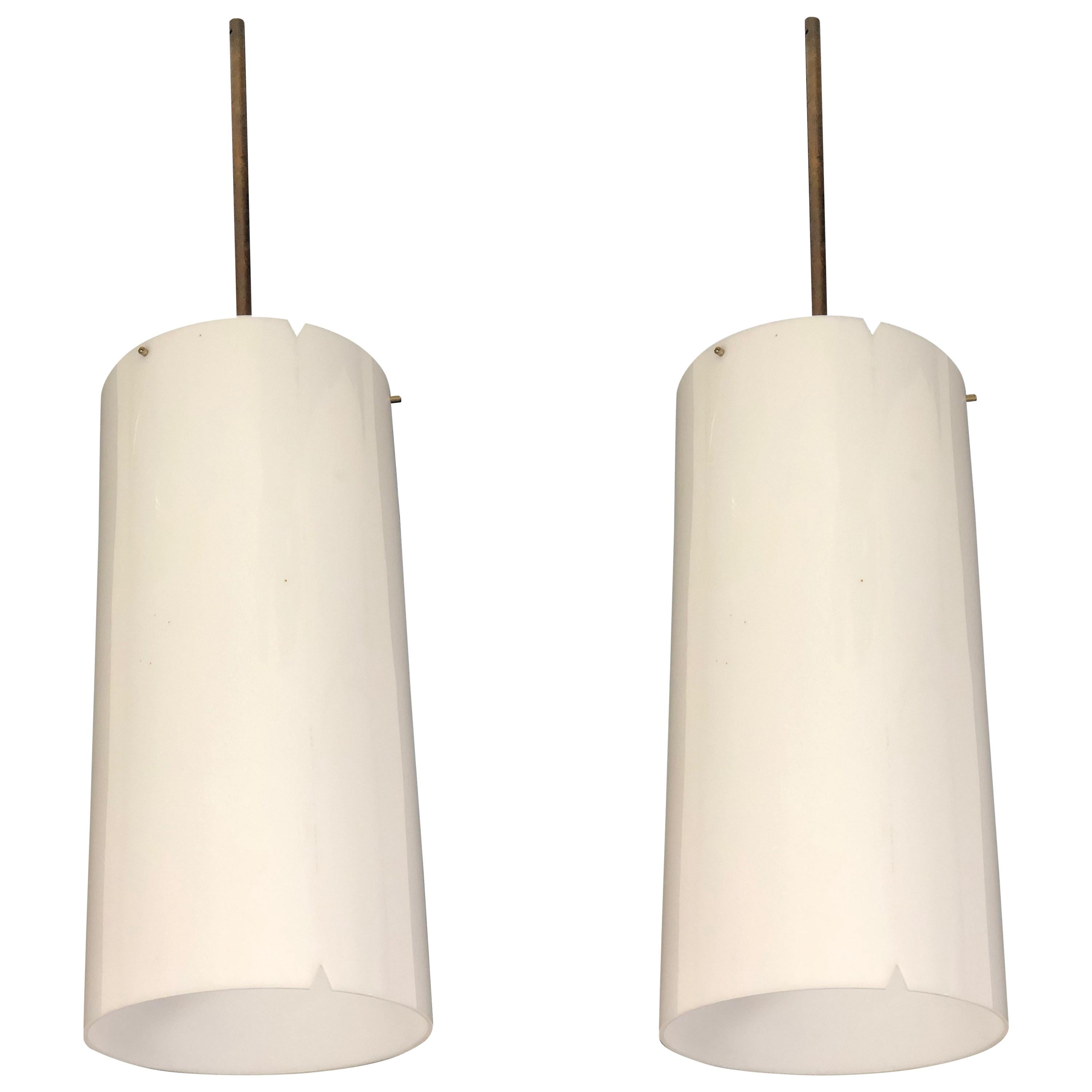 Set of Two Pendants by Erik Moller for Louis Poulsen