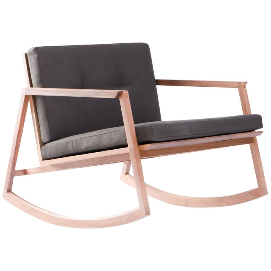 Mecedora Dedo, Mexican Contemporary Rocking Chair by Emiliano Molina for Cuchara For Sale