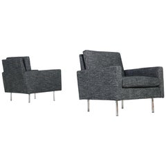 Pair of 1960s Florence Knoll Lounge Chairs Model 25 BC Knoll International '2'