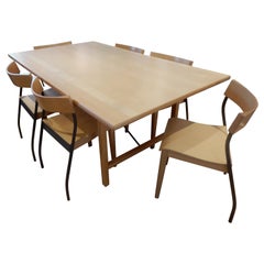 Danish Modern 1990s Handcrafted Dining Room Set