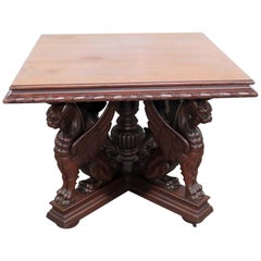 Winged Griffin Center Table Attributed to Horner