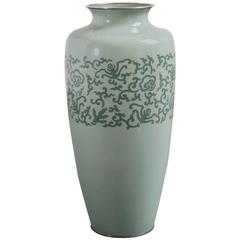 Japanese Cloisonné Enamel Vase by Ando, circa 1920 3