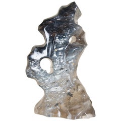 Scholar Rock, Smoke Crystal by Robert Kuo, Hand Carved, Limited Edition