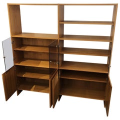 Midcentury Teak Wall Storage Unit