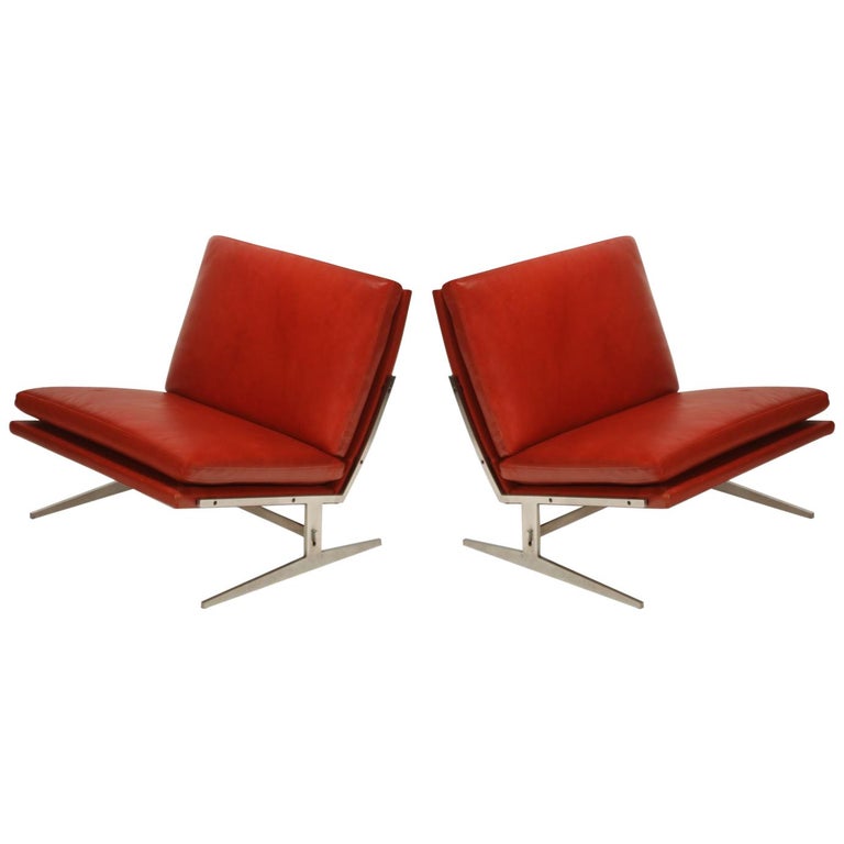 BO-561 Lounge Chairs by Preben Fabricius and Jørgen Kastholm for Bo-Ex, 1962