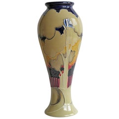 Moorcroft Pottery Vase by Vicky Lovatt Eventide Winter Limited Edition, 2013