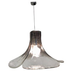 Tulip Hanging Lamp LS185 by Carlo Nason for Mazzega, 1960s
