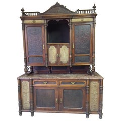 Late 19th Century Brasserie Buffet Signed Jacob Josef Kohn, 1890s