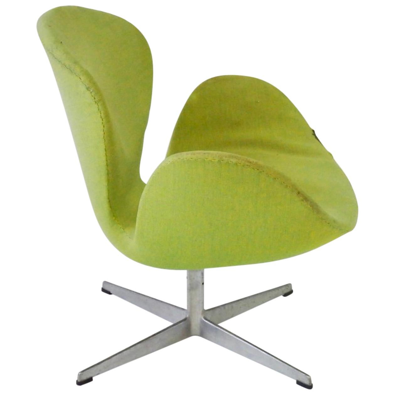 As Found Arne Jacobsen for Fritz Hansen Adjustable Height Swan Chair