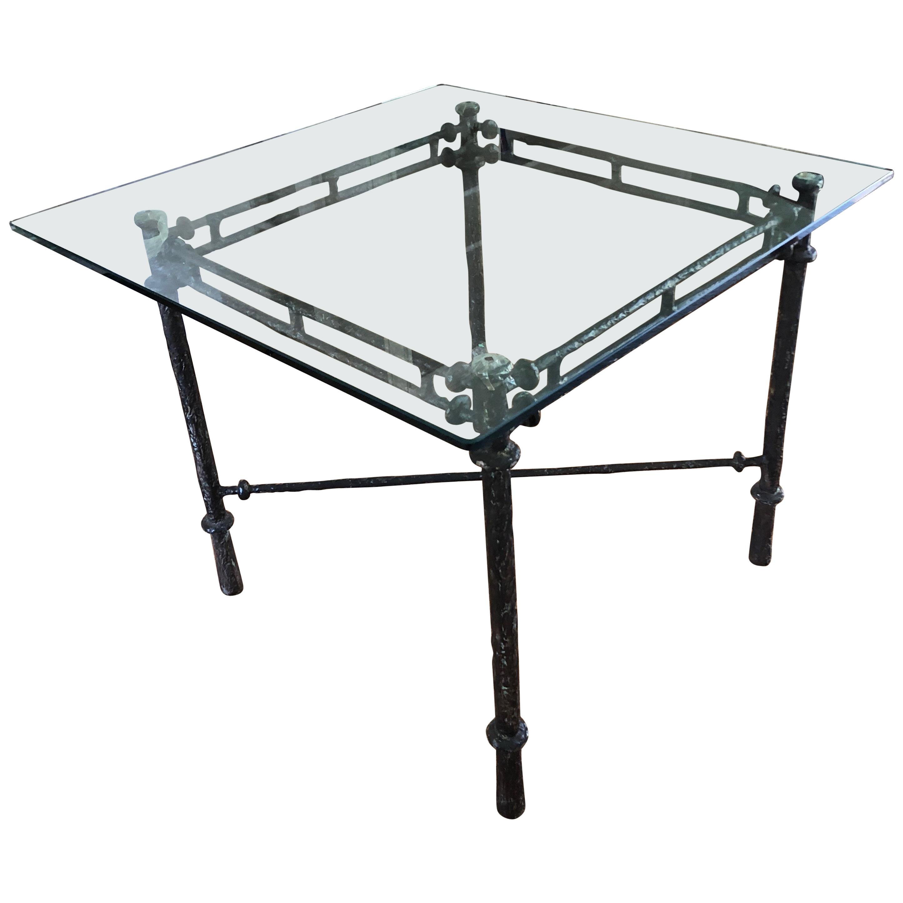 Wonderful Cast Aluminum Giacometti Style Table