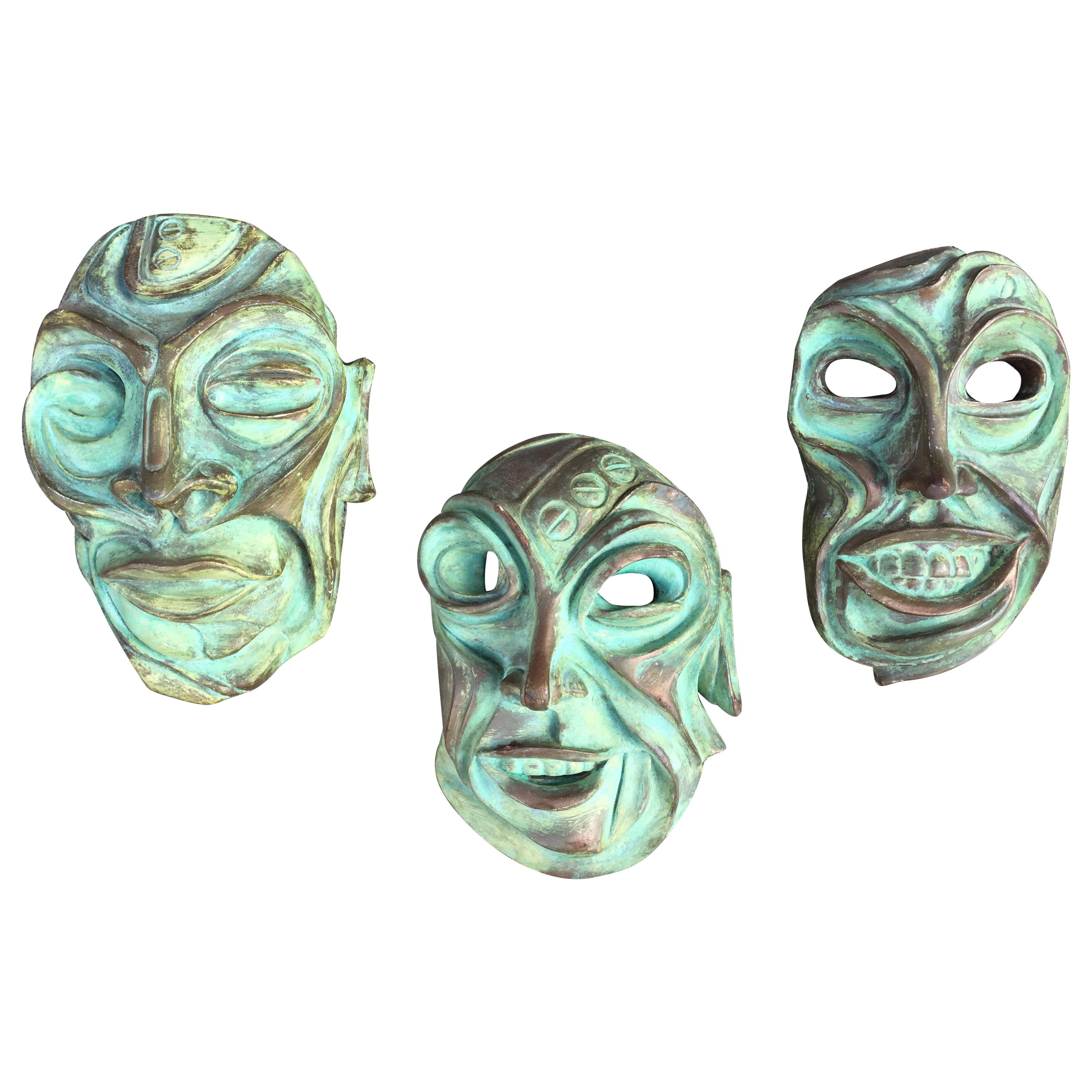 Harry Matias Ceramic Heads Set of 3