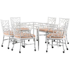 Phyllis Morris Faux Bamboo Patio Set für Kessler Industries:: 1960er Jahre