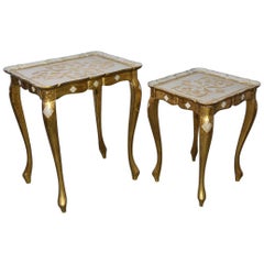 Vintage Two Florentine Style Side Tables