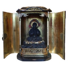 Magnificent Large Antique Japanese Zushi Shrine