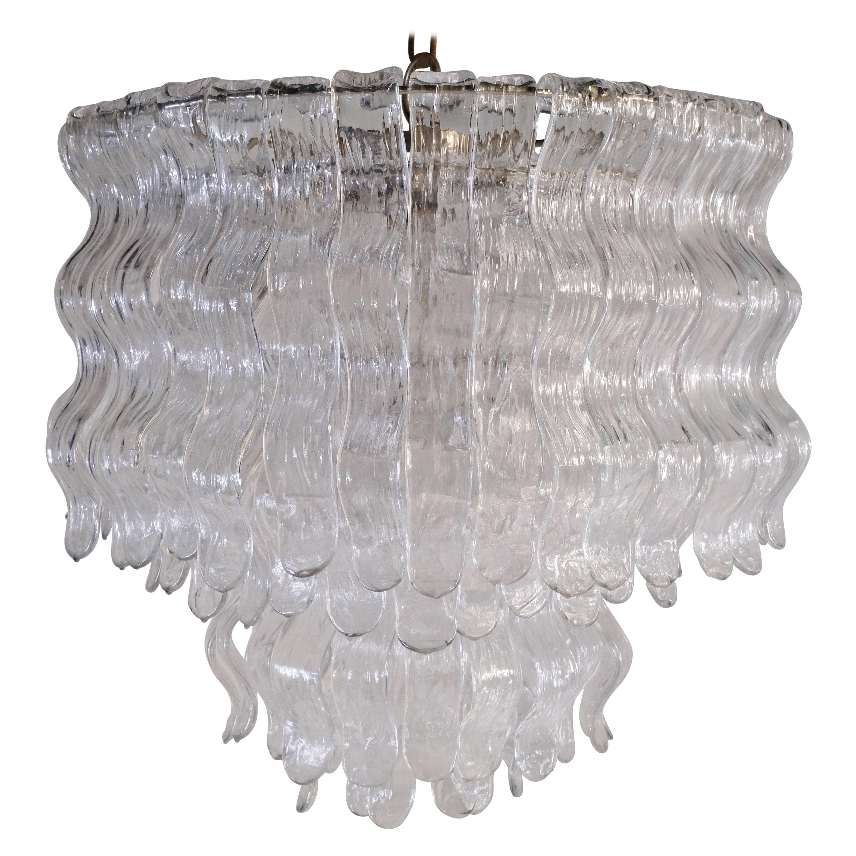 Spectacular Chandelier by Barovier & Toso, Murano, 1970s