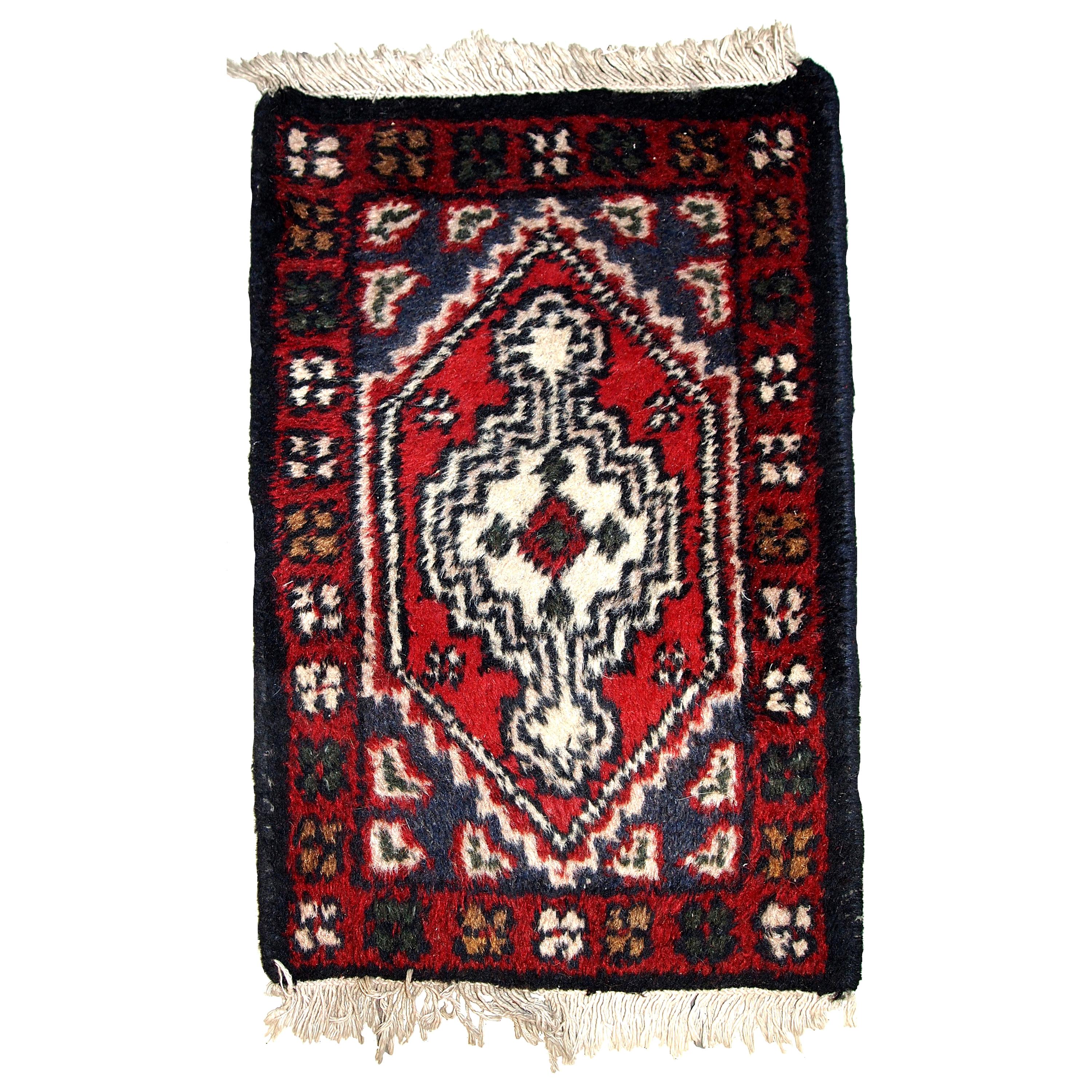 Handmade Vintage Hamadan Style Rug, 1970s, 1C612 For Sale
