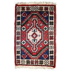 Alfombra vintage hecha a mano estilo Hamadán, años 70, 1C613