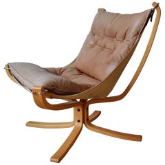 Low Back Falcon Chair by Sigurd Ressel for Vatne Møbler, 1970s