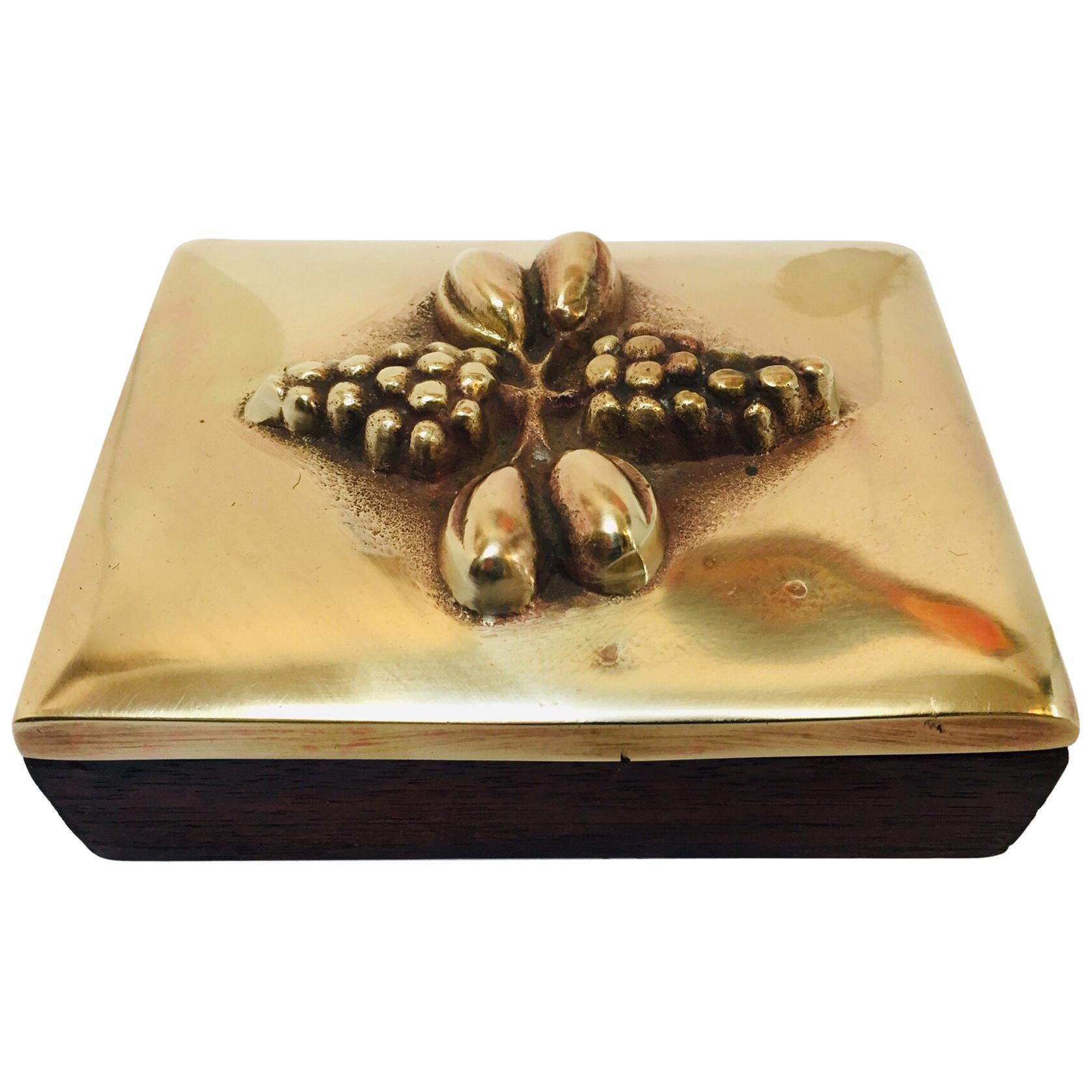 Brass Decorative Trinket Box