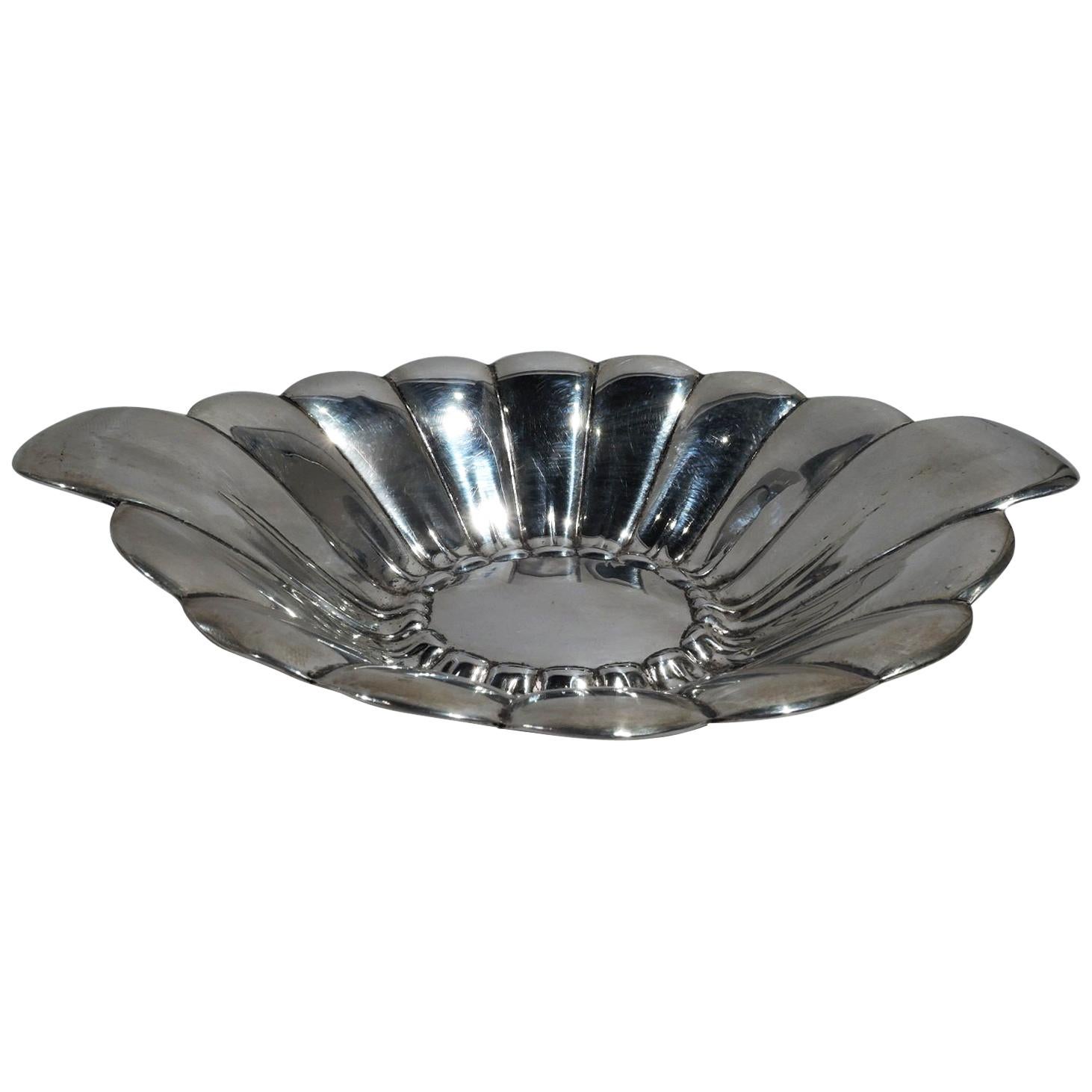 Reed & Barton Mid-Century Modern Sterling Silver Petal Bowl