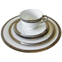 Set of 8 Academy Platinum Place Settings by Ralph Lauren Home