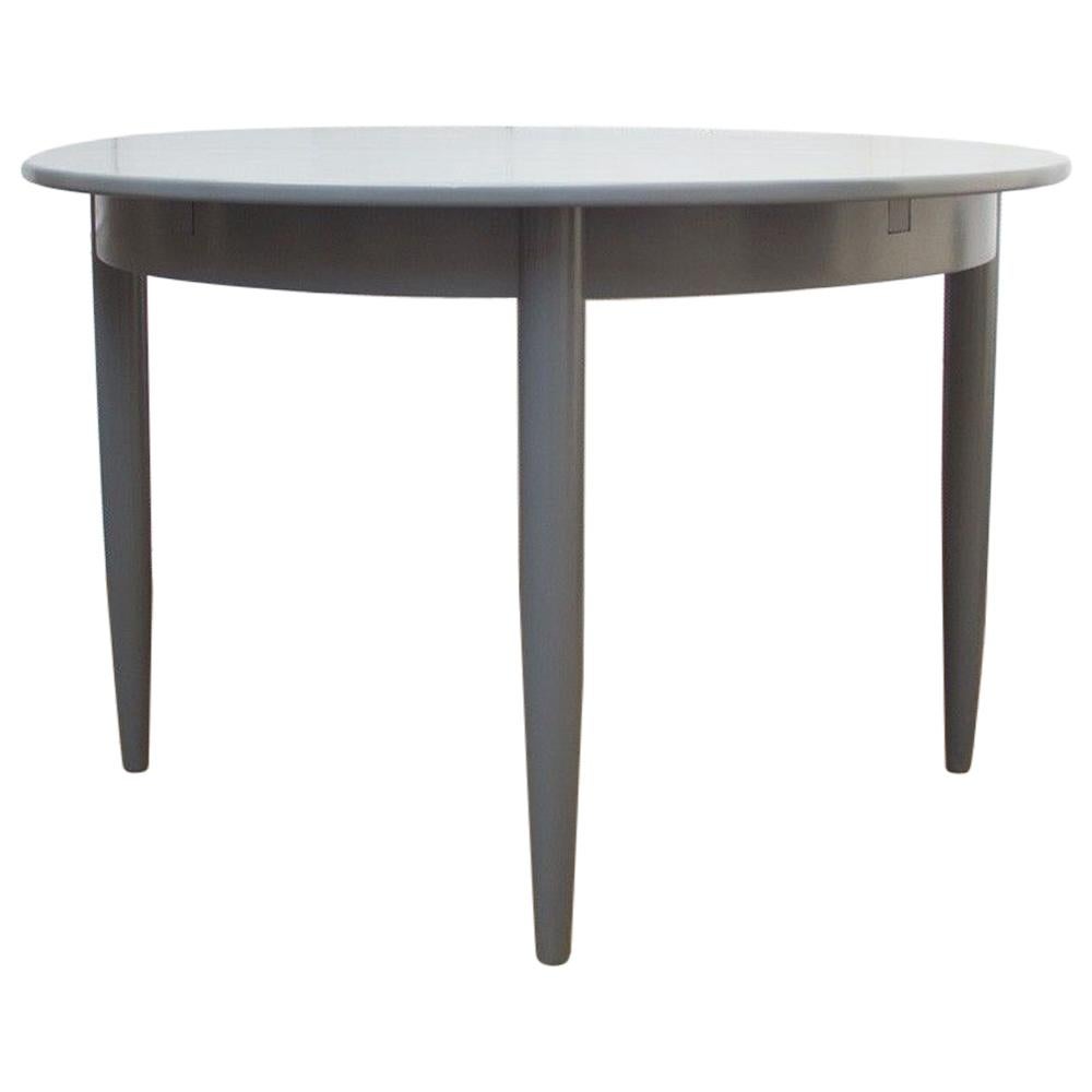 Midcentury Grey Extendable Dining Table, 1950s For Sale