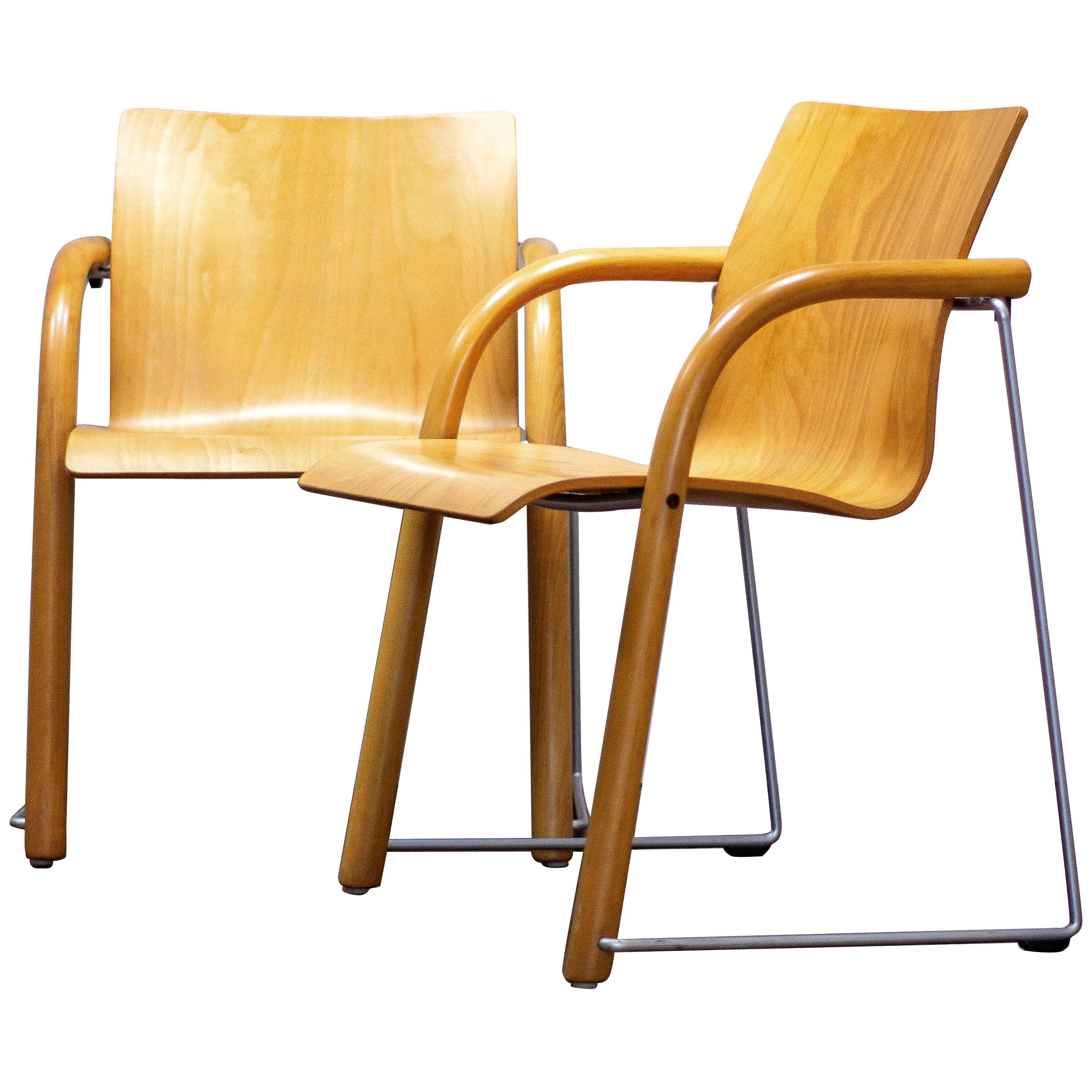 Pair of Armchairs by Ulrich Bohme/ Wulf Schneider for Thonet