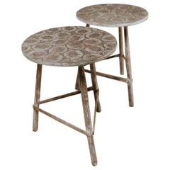 Retro Pair of Occasional Side Tables