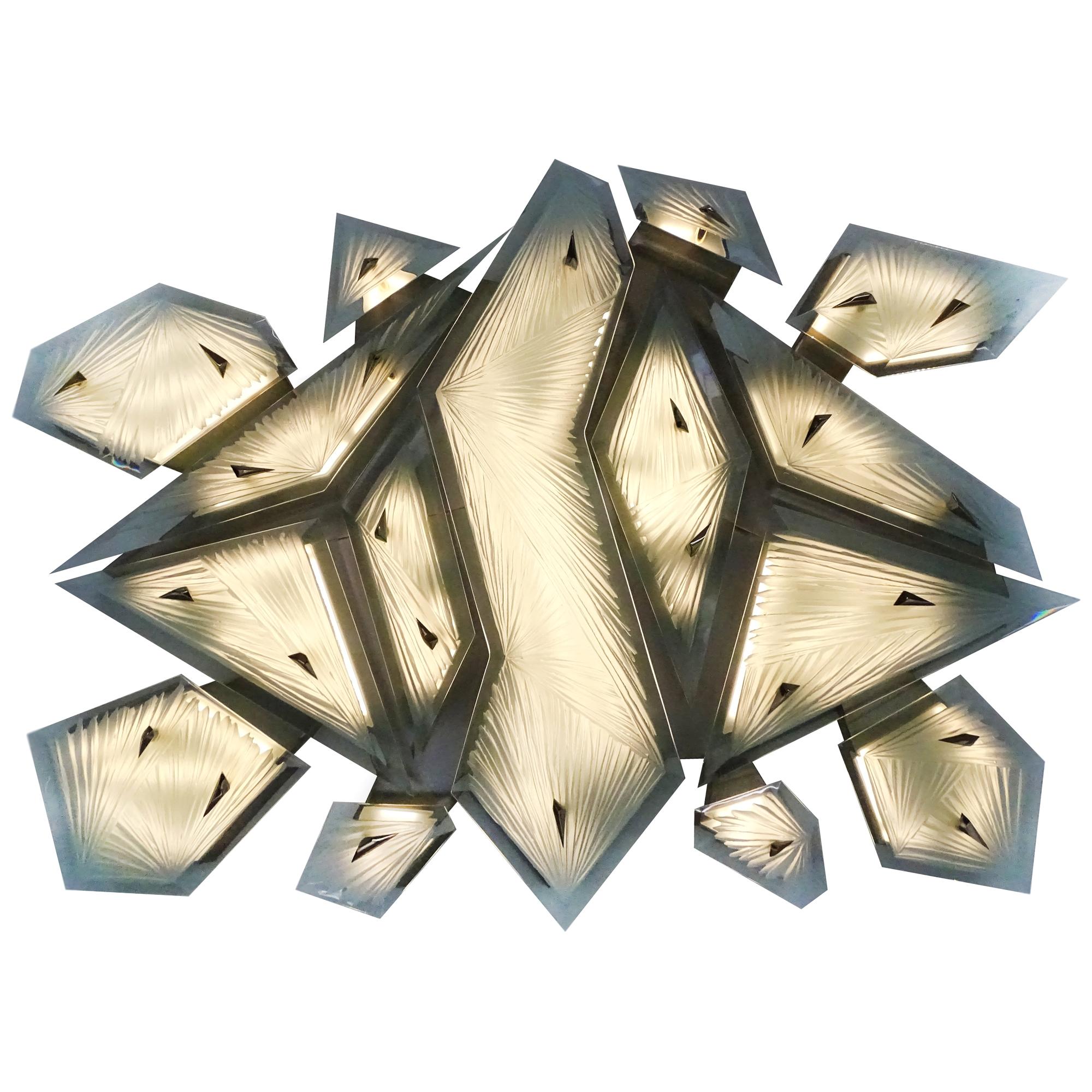 ''Tortuga'' Light Sculpture Wall For Sale