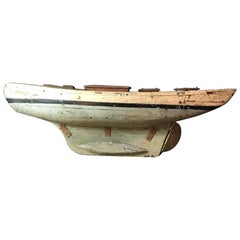 Large Handcrafted French Pond Yacht
