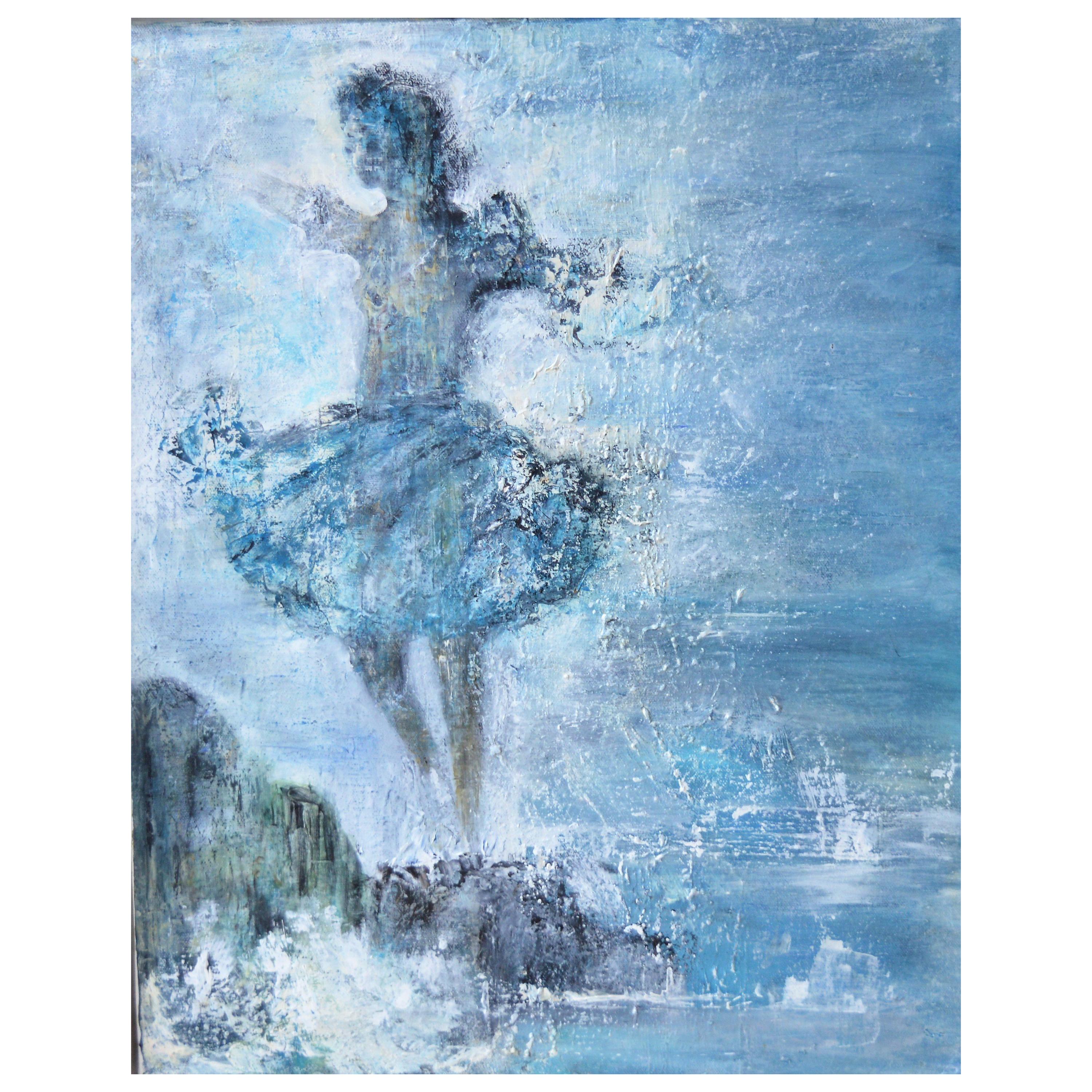 "Oceans Dance" Oil on Canvas For Sale