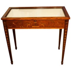 Victorian Inlaid Bijouterie Display Table