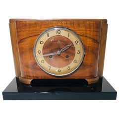 Antique Alpina Art Deco Table Clock, 1920s