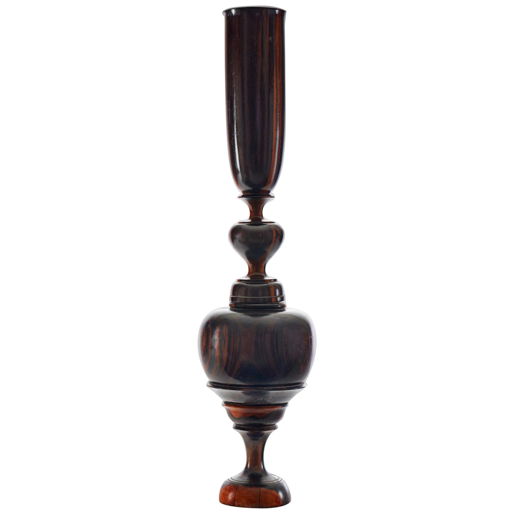 Macassar Ebony Sculpture, 20th Century For Sale