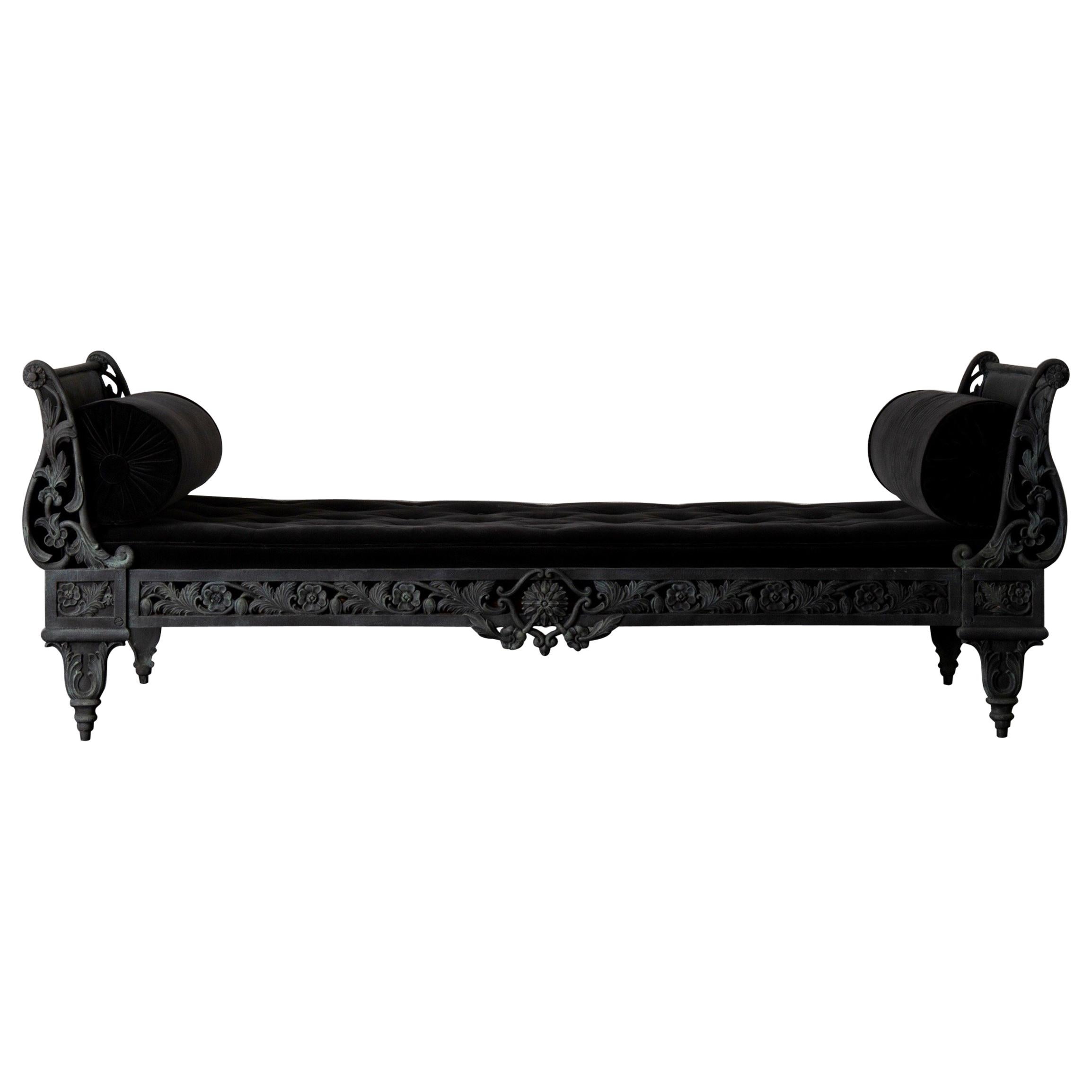 Daybed Cast Iron Empire Dark Grey Green