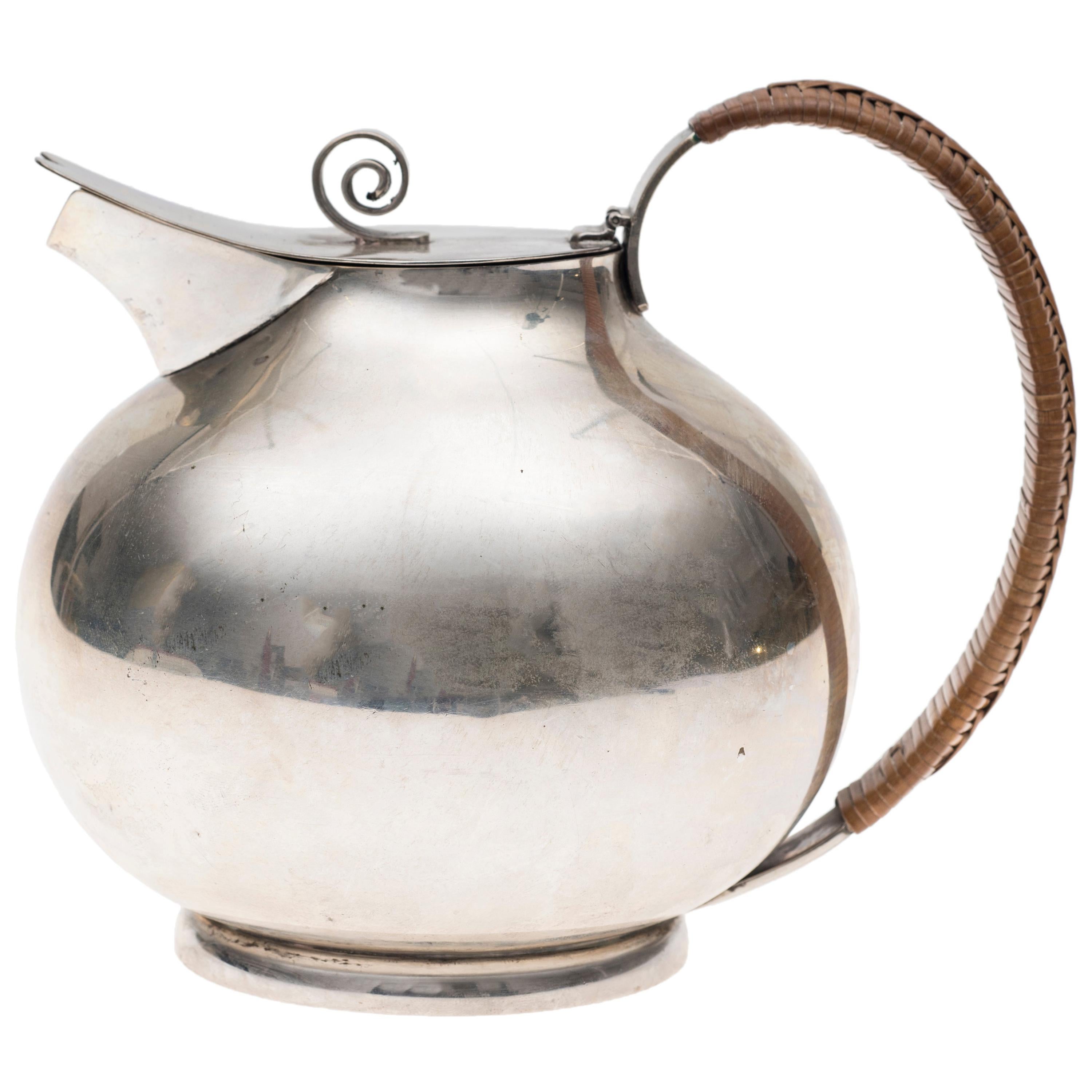 Vintage Silver Teapot, Ricci Manufacture, Italy, 1934-1944