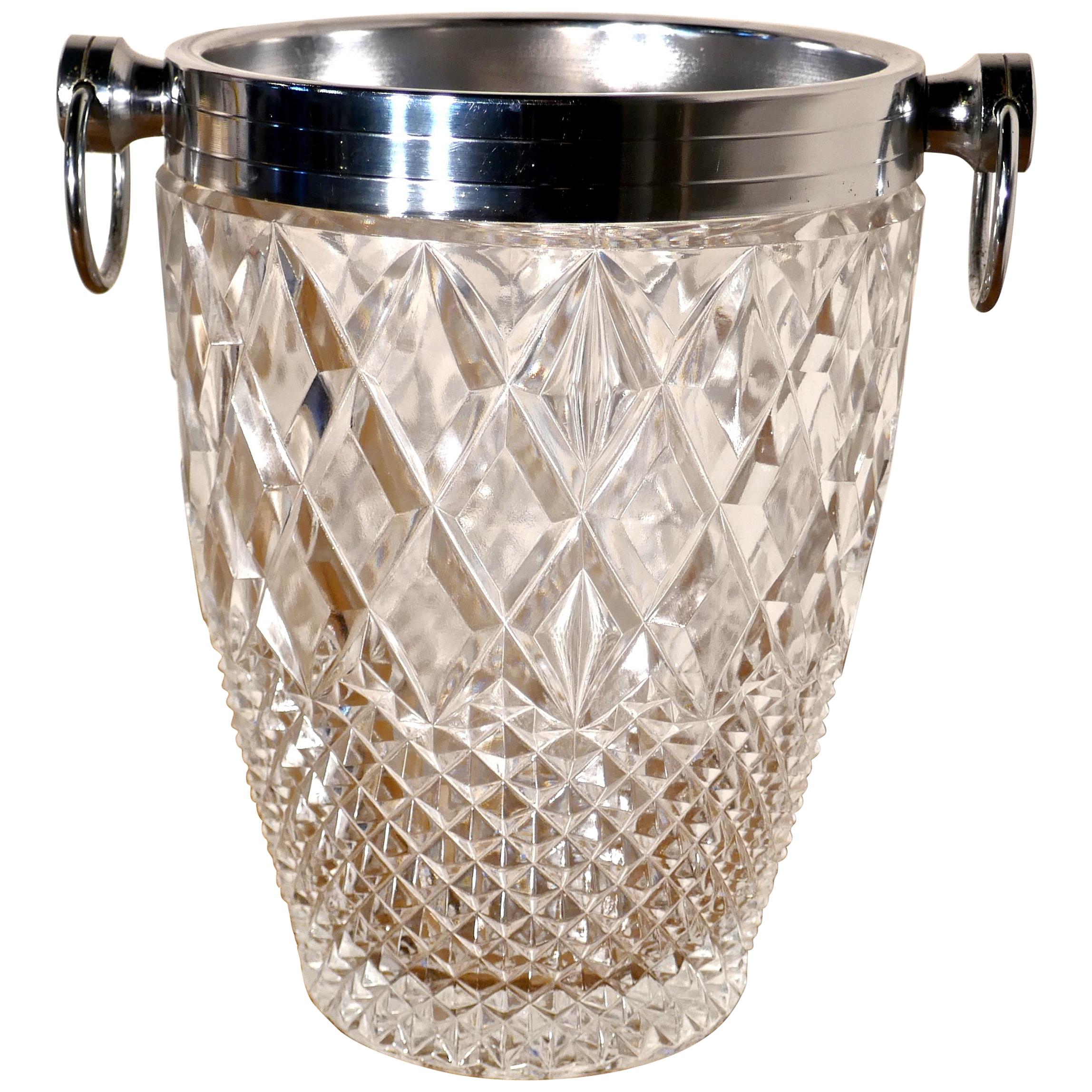 Art Deco Diamond Pattern Champaign Wine Cooler