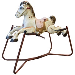 Vintage Mobo Toys Horse, 1950s