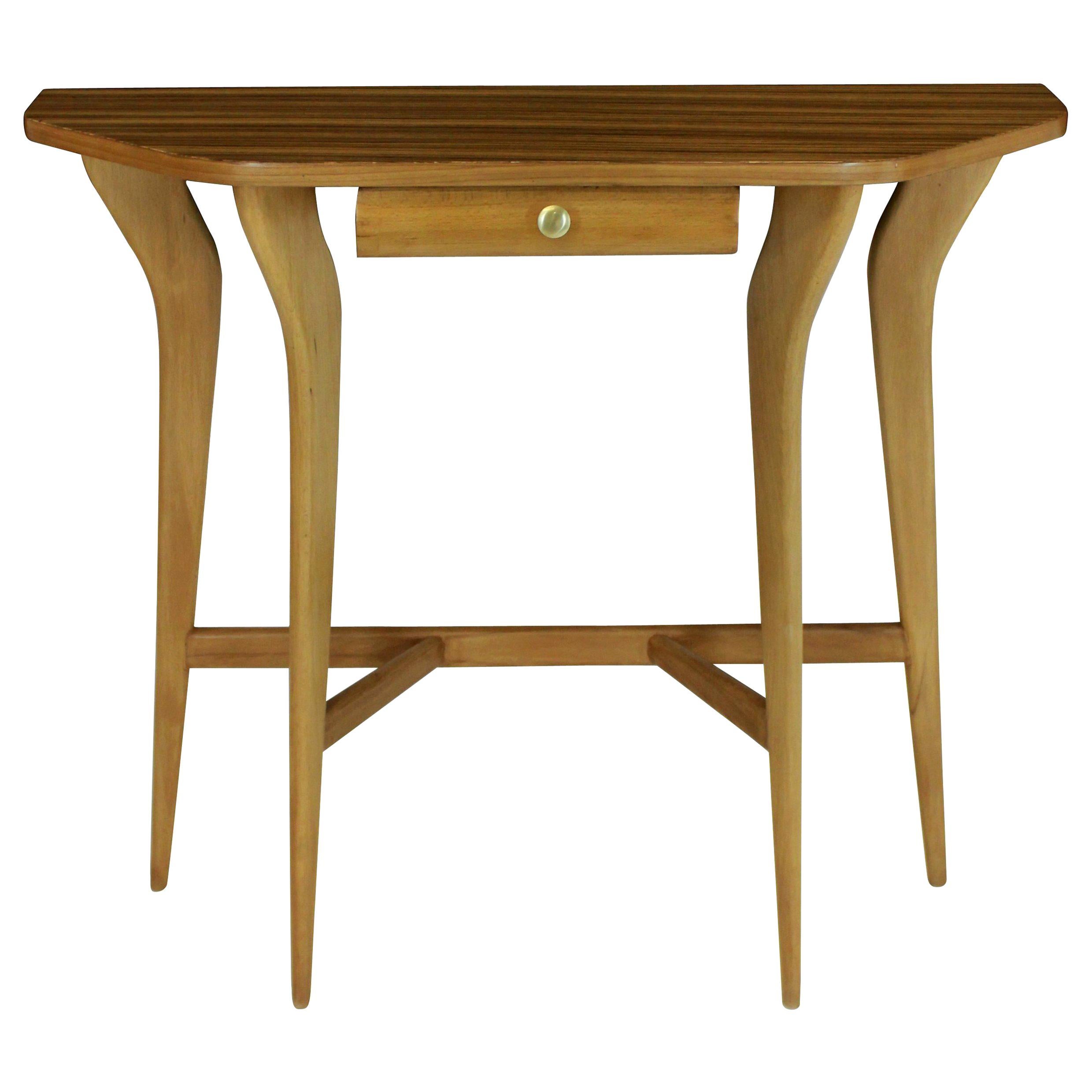 Stylish Midcentury Italian Console Table