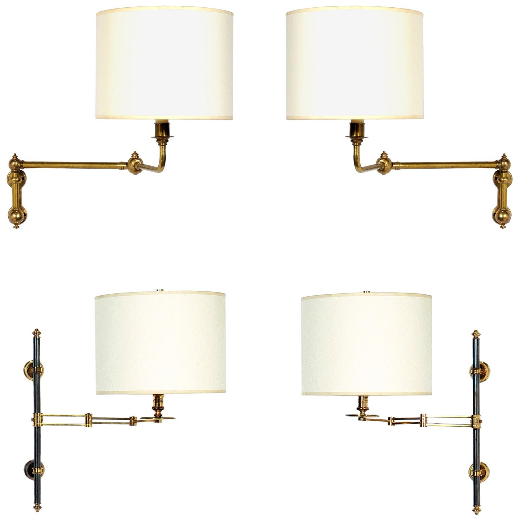 Selection of Brass Swing Arm Sconces