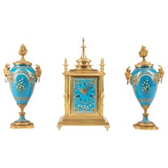 French 19th Century Clock Set