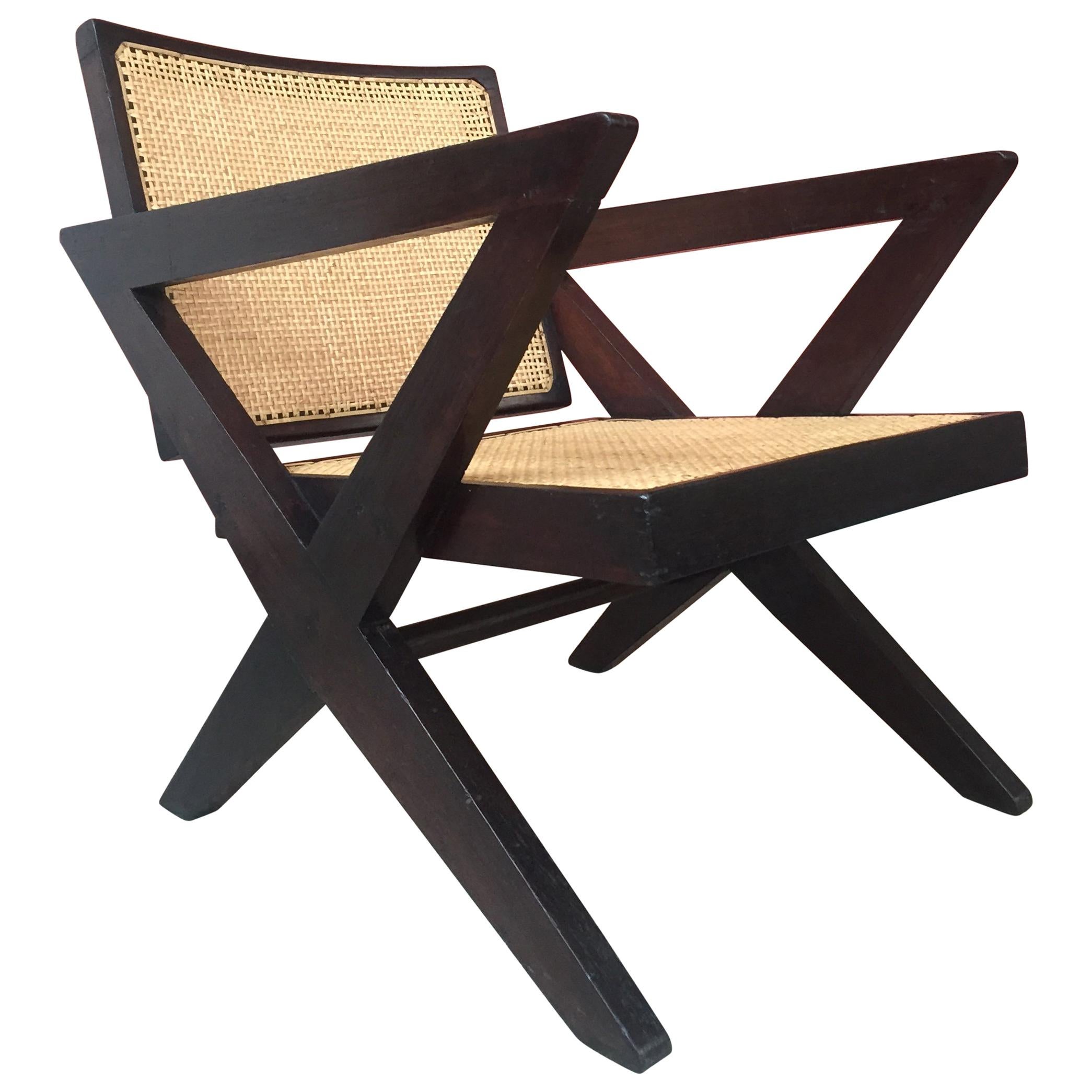 Pierre Jeanneret, Cross Easy Chair, circa 1956