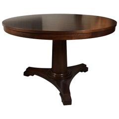 Regency Round Pedestal Base Dining Table by Designer Holly Hunt