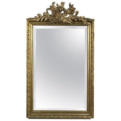 19th Century French Louis XVI Gilded Mirror