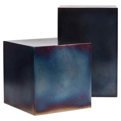 Sabine Marcelis Steel Candy Cube contemporary Coffee Cocktail or Side Table 